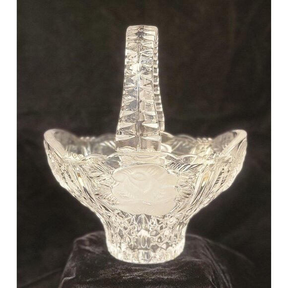 Vintage Anna Hutte Bleikristall 24% Lead Crystal Basked - Picture 7 of 12